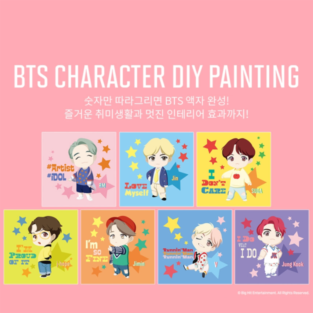 BTS Character DIY Painting