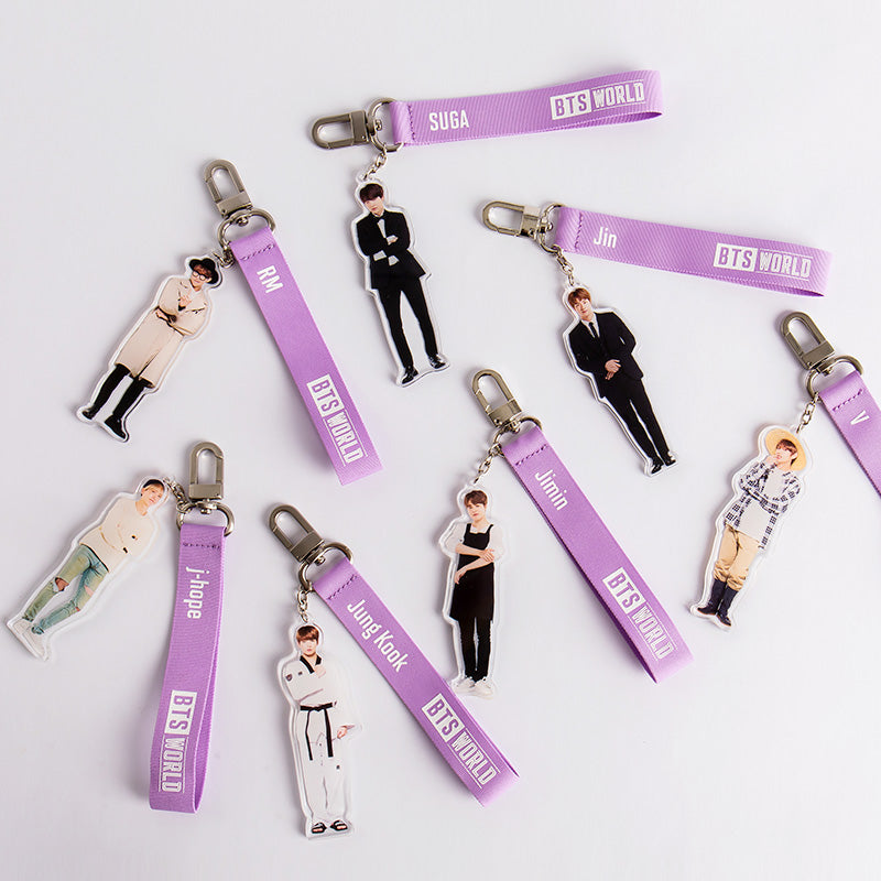 BTS World Strap Keyring | KPOP, KDRAMA, HANDMADE, KBEAUTY