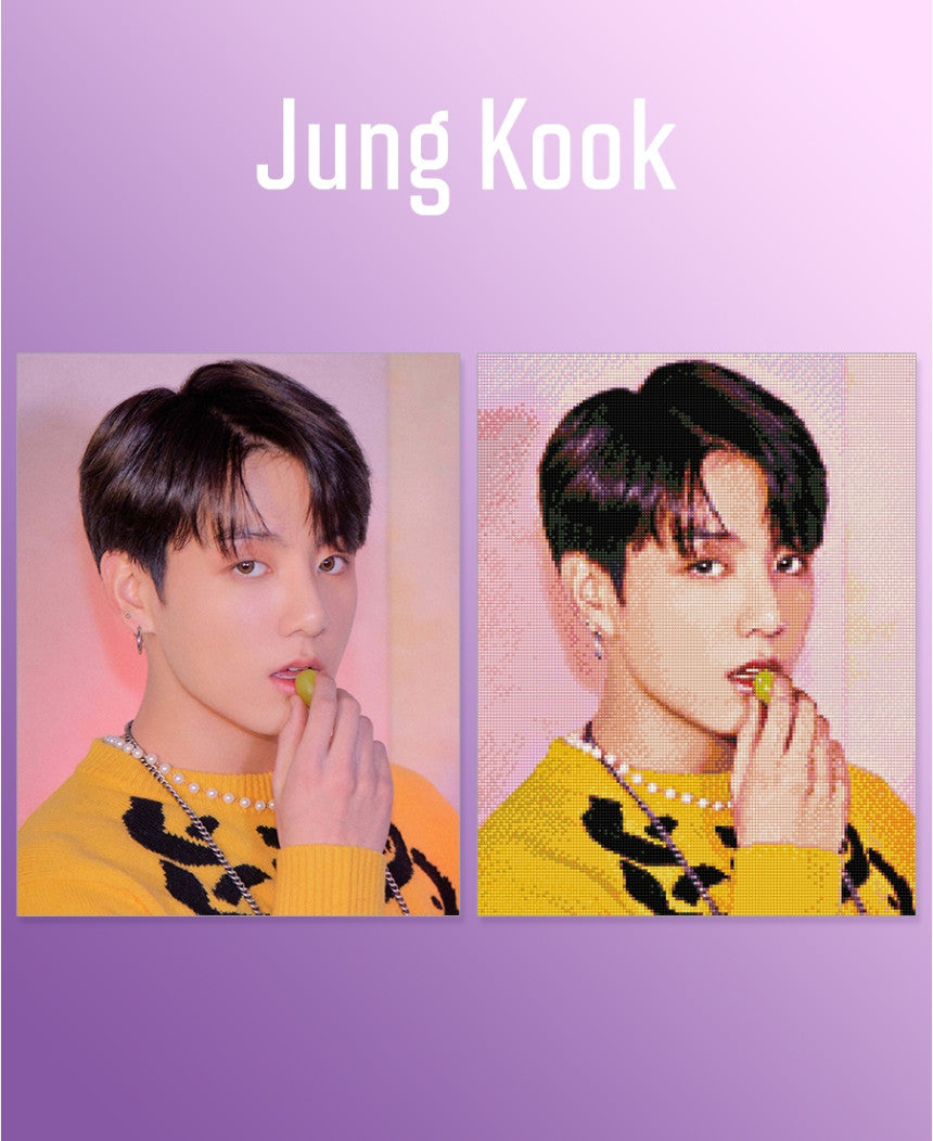 BTS Jungkook store Cubic Diamond Paintings