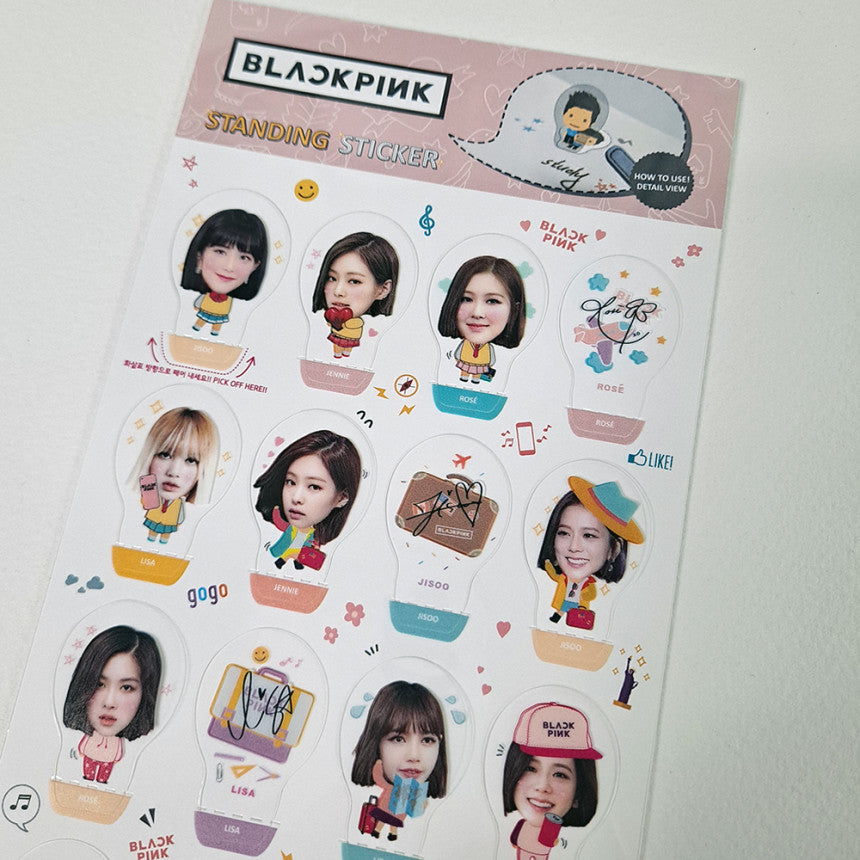 Blackpink Mini Standing Transparent Sticker
