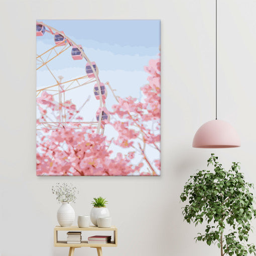 DIY Canvas Painting Spring Edition