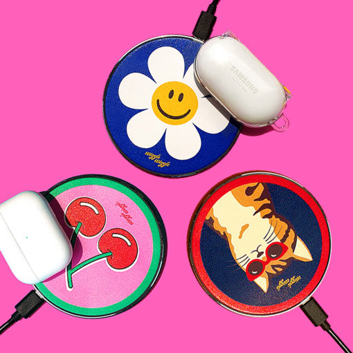 Fast Charge Wireless Charging Pad - Cherry