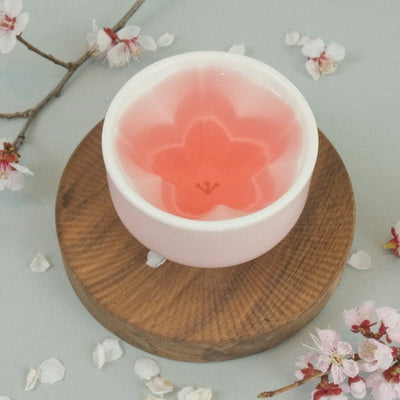 Handmade Cherry Blossom Shape Glass 2p set