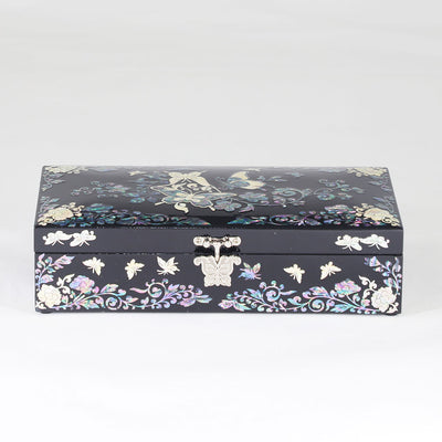 Korean Mother of Pearl Butterfly Letter Jewelry Box