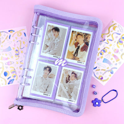 K-POP Photocard Binder Collect Book Cover with Zipper