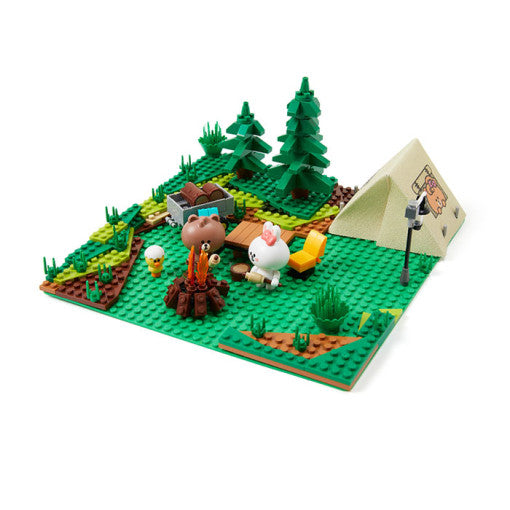 Line Friends Mini Brown&Friends Camping Brick Figure Set