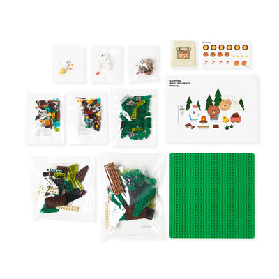 Line Friends Mini Brown&Friends Camping Brick Figure Set