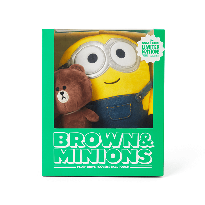 Line Friends Minions x Brown Bob Driver Head Cover