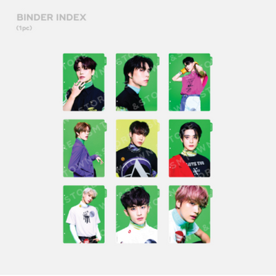 NCT127 Binder Index Set - Sticker