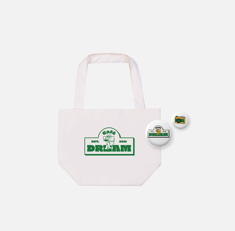 NCT DREAM Mini Eco Bag + Pin Badge set - Café 7 DREAM