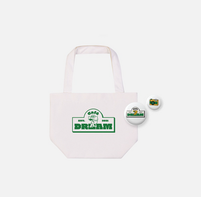 NCT DREAM Mini Eco Bag + Pin Badge set - Café 7 DREAM