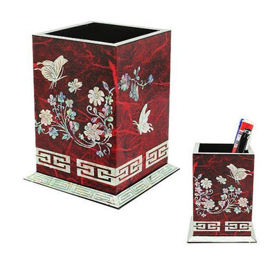 Najeon Chilgi Pencil Holder Butterfly Desk Office Gift Korea Traditional Case