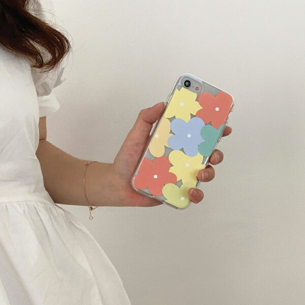 Picnic Flower Clear Phone Case