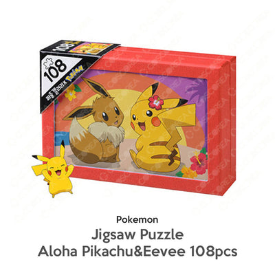 Pokemon Jigsaw Puzzle Aloha Pikachu & Eevee 108 Piece