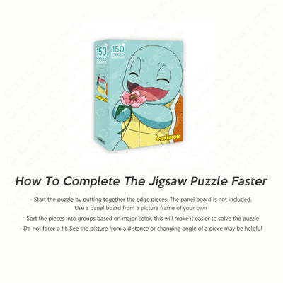 Pokemon Jigsaw Puzzle Squirtle With Flowers 150 Piece