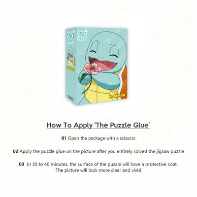 Pokemon Jigsaw Puzzle Squirtle With Flowers 150 Piece