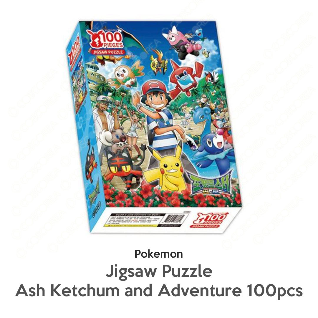 Pokemon Zigsaw Puzzle Ash Ketchum and Adventure 100 Piece