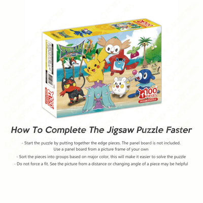 Pokemon Zigsaw Puzzle Sun And Moon 100 Piece