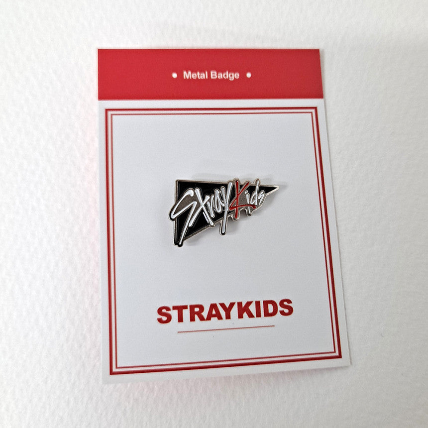 [STRAY KIDS] Goods Logo Metal & Light Stick Badge