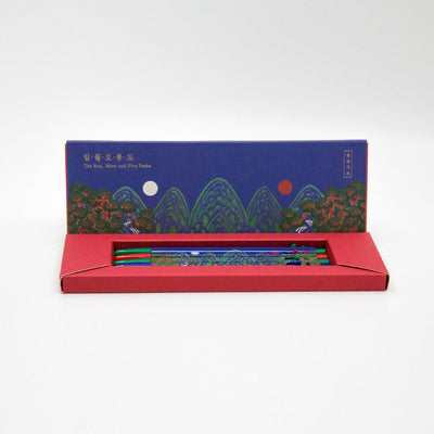 Sun and Moon and Five Peaks Pen Set