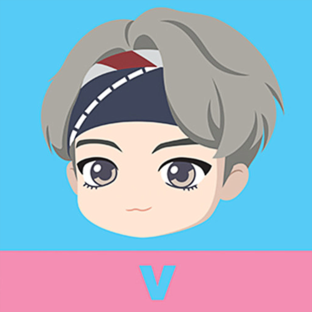 BTS TinyTAN Official Authentic Goods DIY Painting Face Ver +
