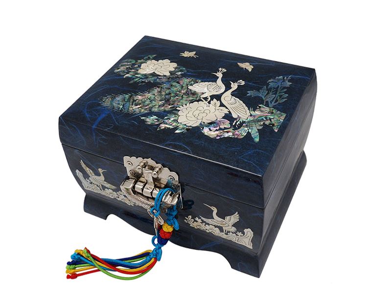 Korean Mother Of Pearl Two Layered Music Jewelry Box