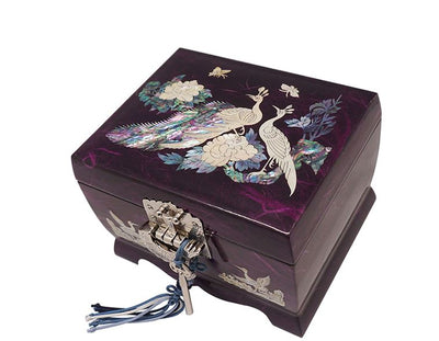 Korean Mother Of Pearl Two Layered Music Jewelry Box