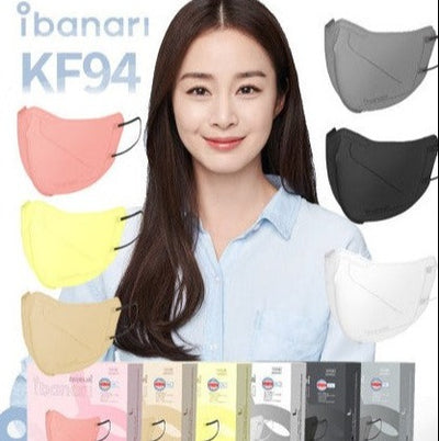 ibanari KF94 Color Mask 50ea Made in Korea