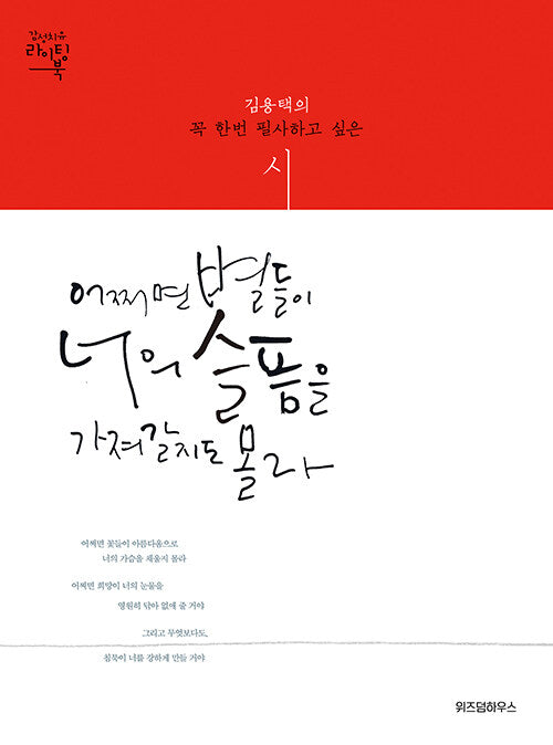 Maybe stars take your Grief, Sadness away (K-drama Guardian, Dokkaebi Korean Writing poetry book)