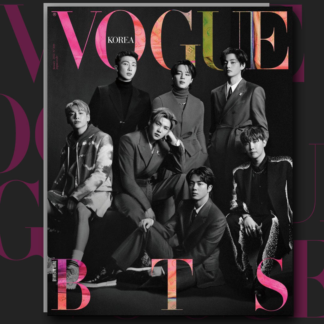 Vogue Korea January 2022 Issue Cover BTS B